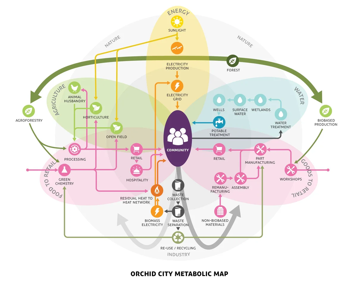 Orchid City Metabolic map