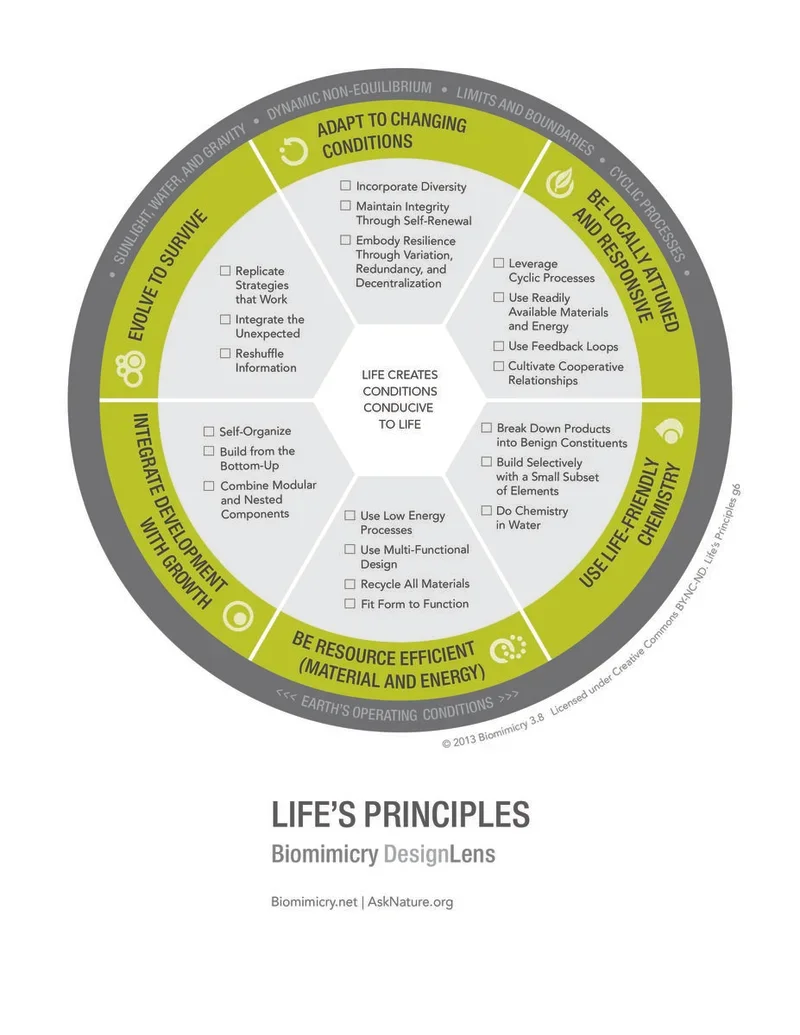 Biomimicry DesignLens Life's Principles
