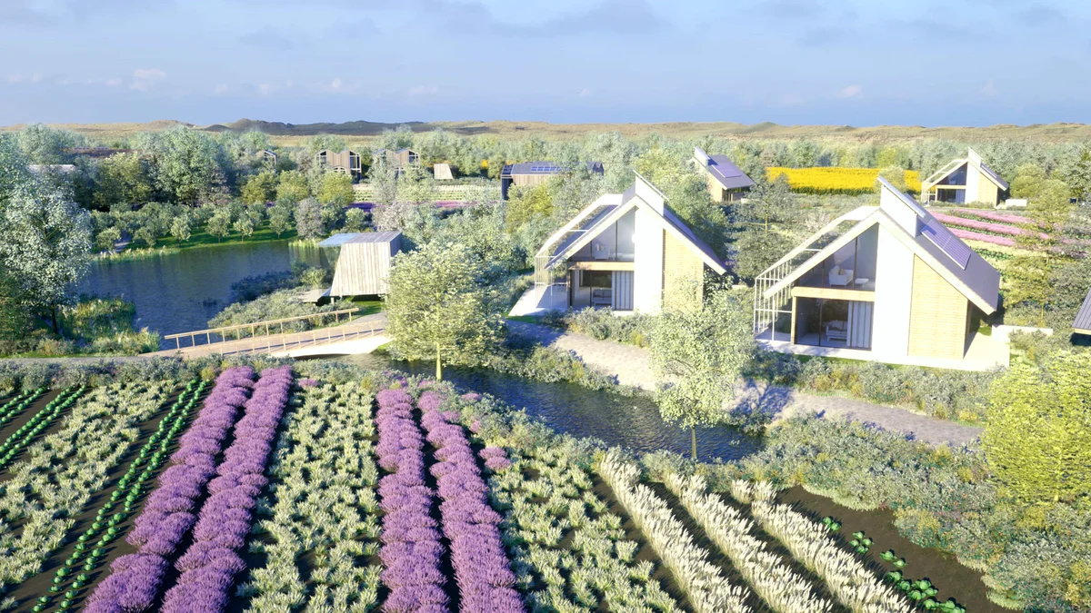 House with agriculture