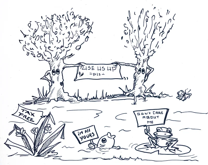Ethics in sustainability illustration