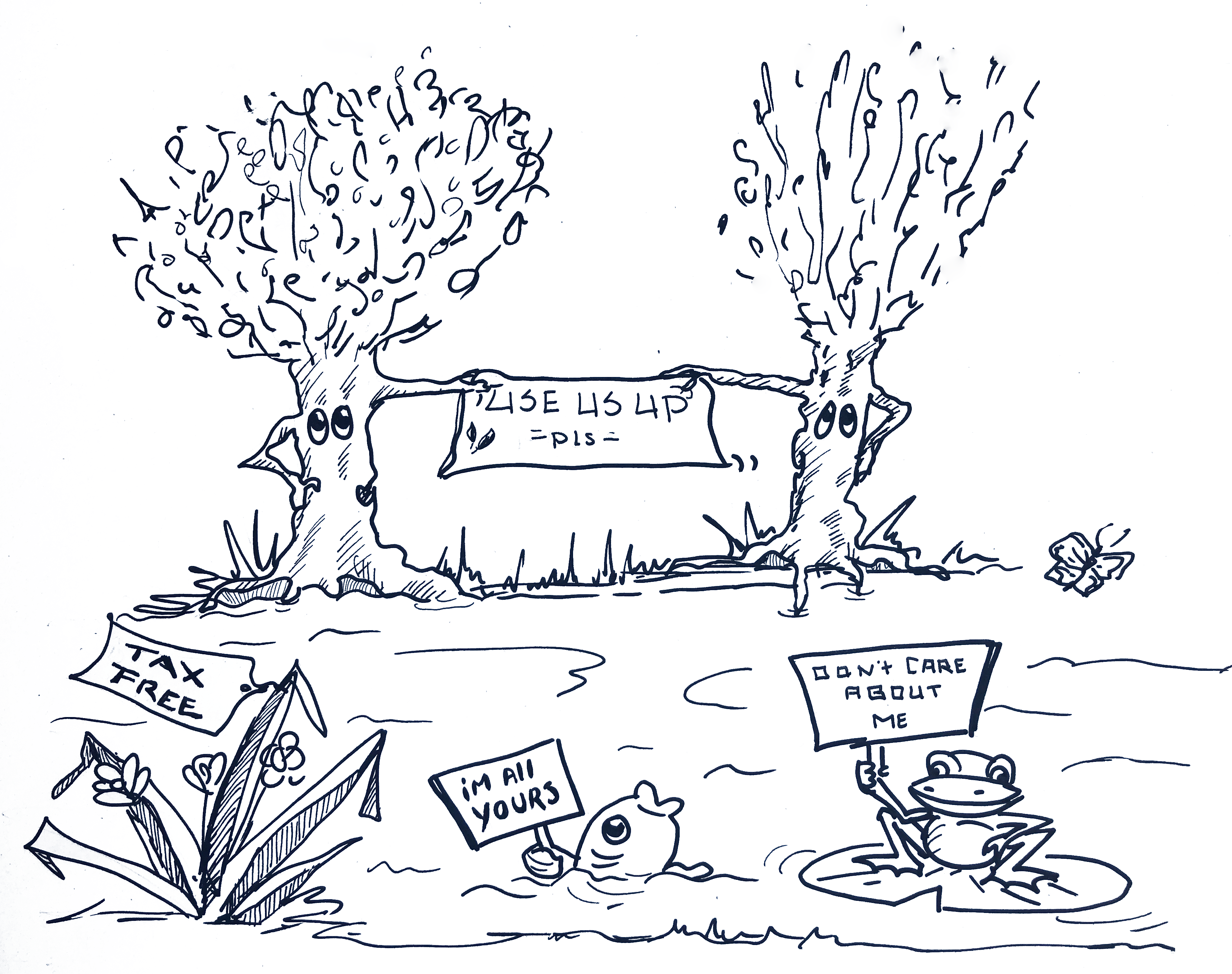 Ethics in sustainability illustration