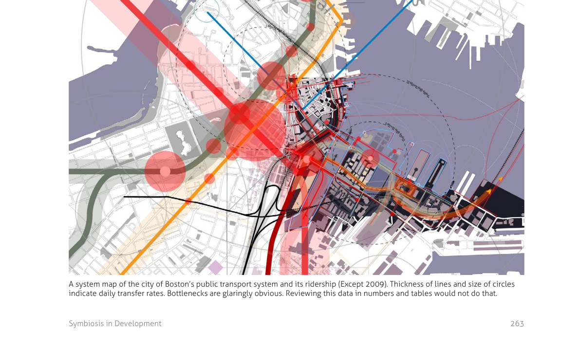 Boston public transit system map